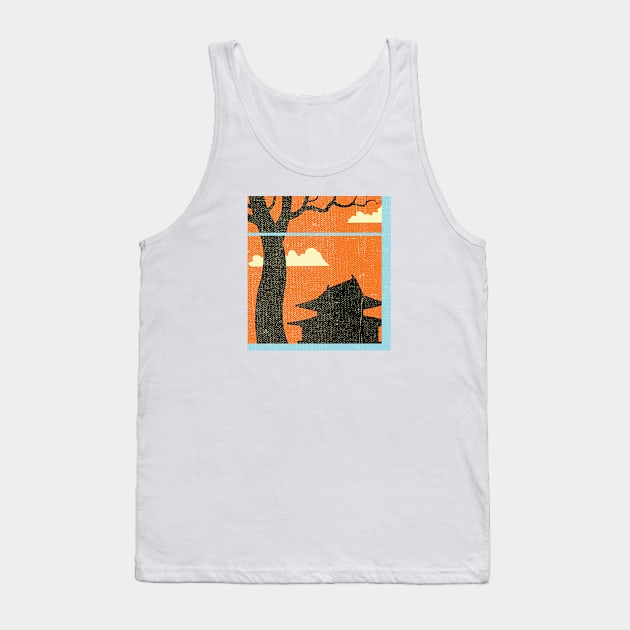 Design Week_temple window Tank Top by Neil Webb | Illustrator